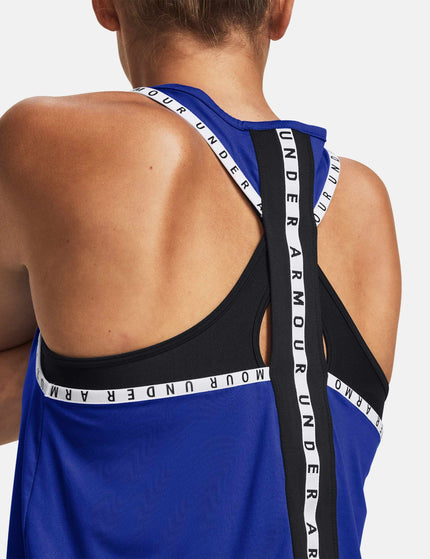 Under Armour Knockout Tank - Team Royal/Whiteimage3- The Sports Edit
