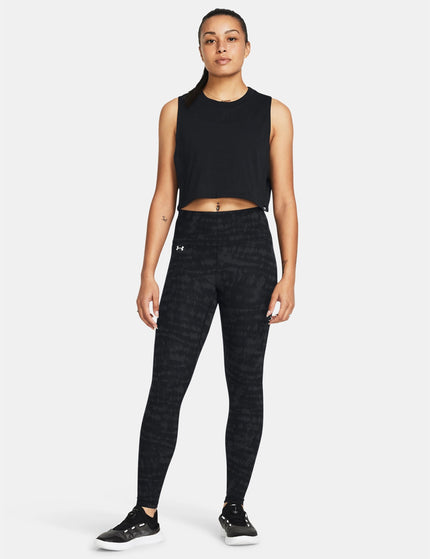 Under Armour Motion Printed Leggings - Black/Anthraciteimage4- The Sports Edit
